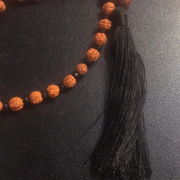 Sacred Rudraksha Meditation Mala - Picture 4 of 5